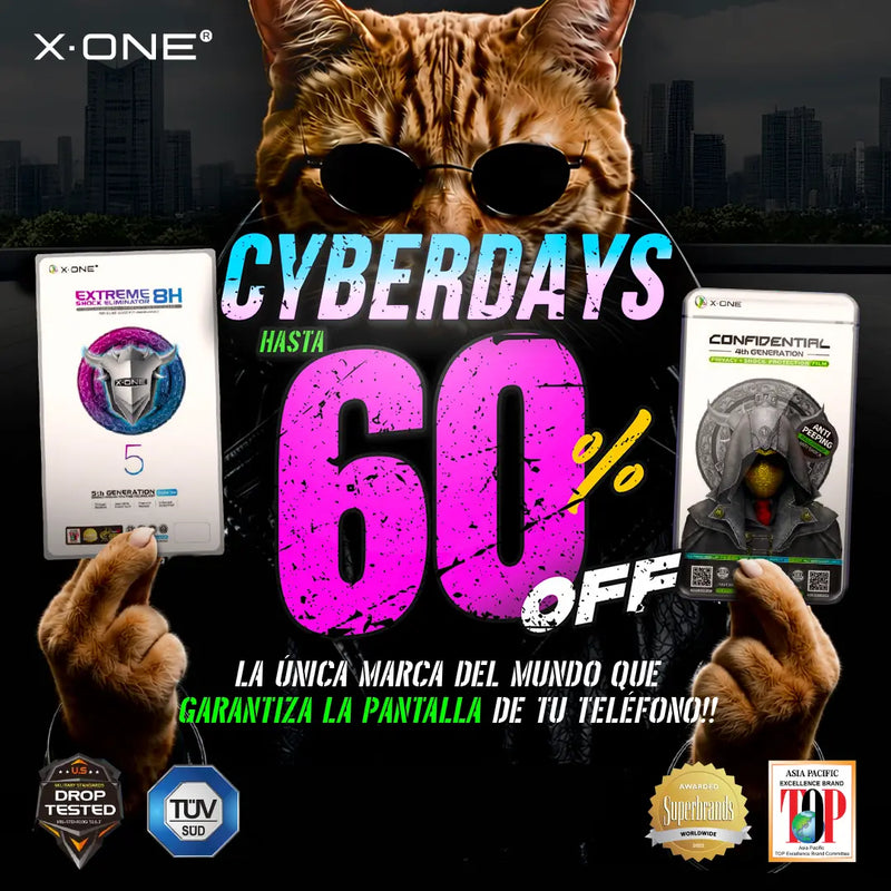 Hasta 60%OFF en accesorios ultra resistentes para iPhone y Galaxy. Solo en X-ONE