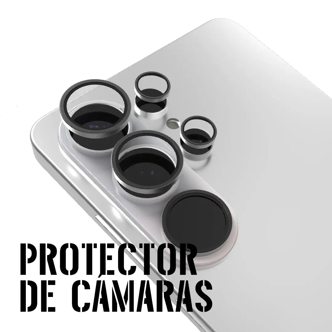 Protectores de cámaras para iPhone y Galaxy