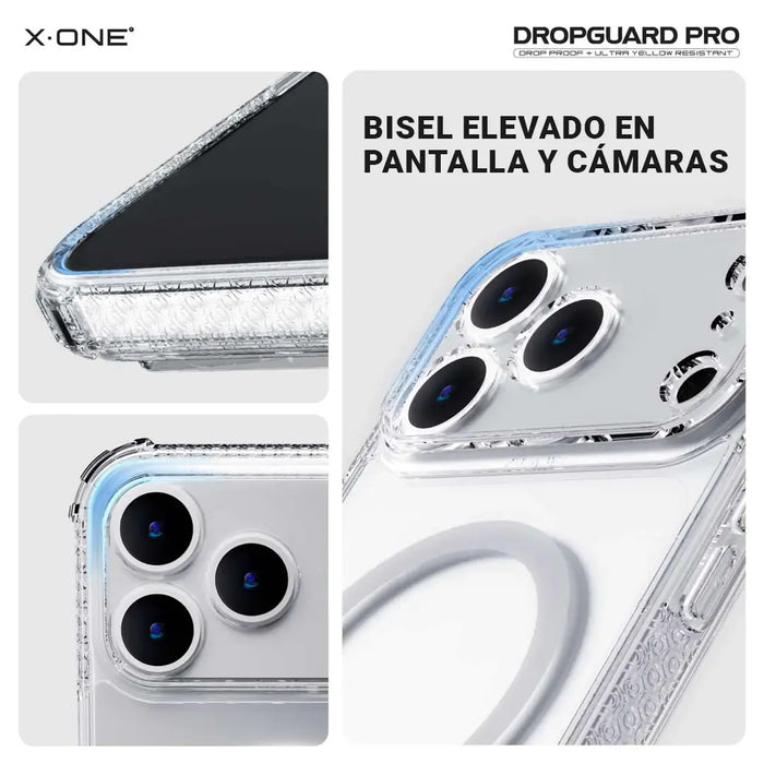 Carcasa Glitter Magsafe + Lámina Extreme HD 5ta iPhone 17 Pro / Pro Max