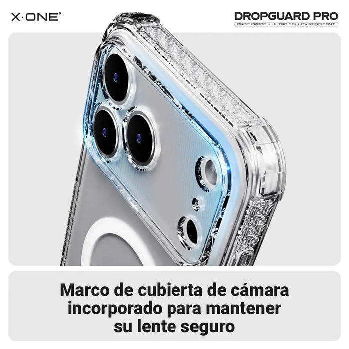 Carcasa Glitter Magsafe + Lámina Extreme HD 5ta iPhone 17 Pro / Pro Max