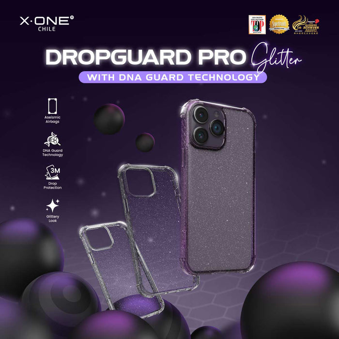 DropGuard Glitter para iPhone