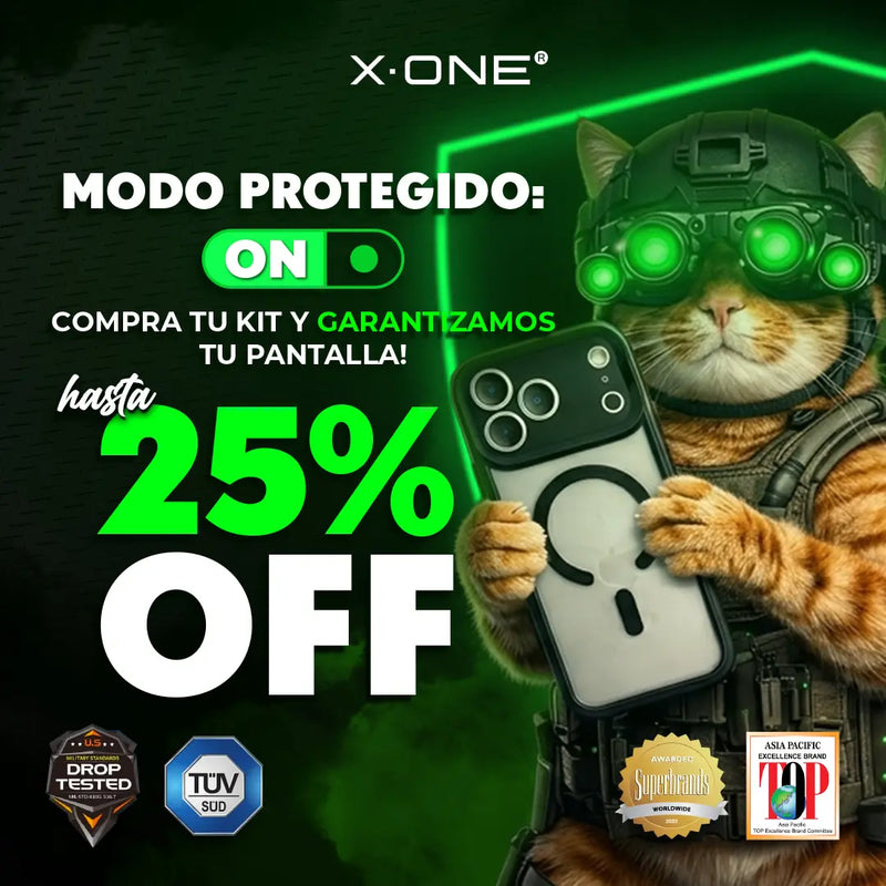 Modo protegido activado, usa protección garantizada con X.ONE