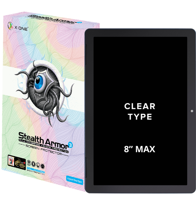 Pack Stealth Armor para Tablets 8" - CLEAR 30un